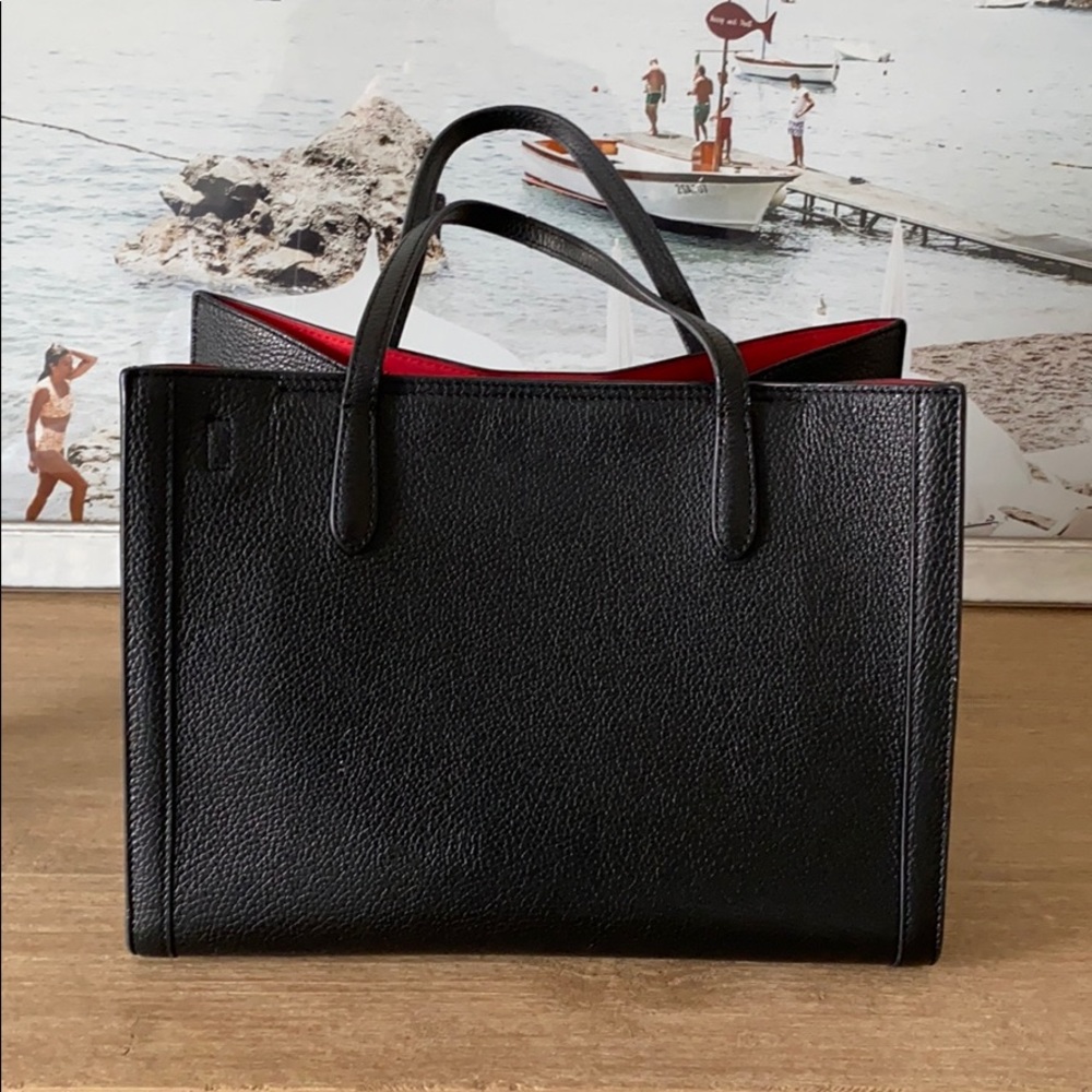 Banana Republic Genuine Pebbled Leather Tote